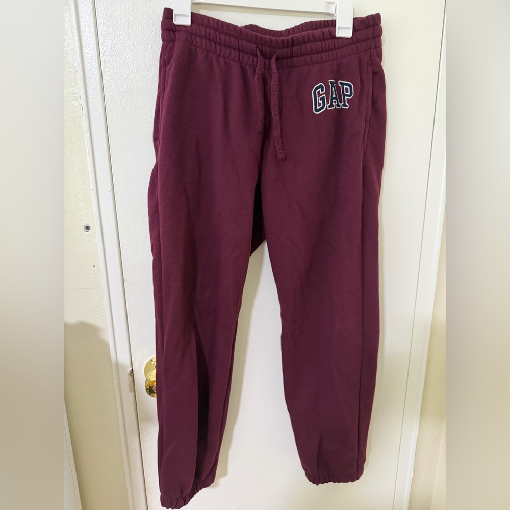 GAP Burgundy Sweatpants